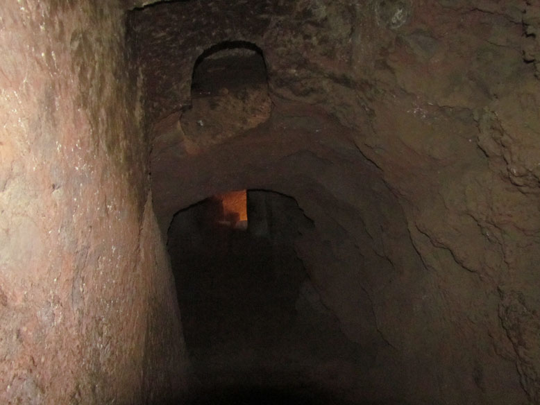 los famosos tuneles de Lalibela